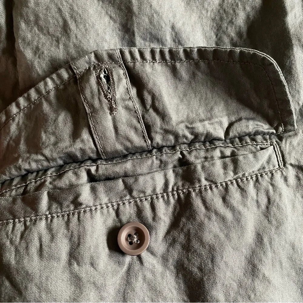 Monarchy Men’s Gray Cotton Metal Canvas Button Jacket Pockets Lined Y2K Size XL - Picture 6 of 14